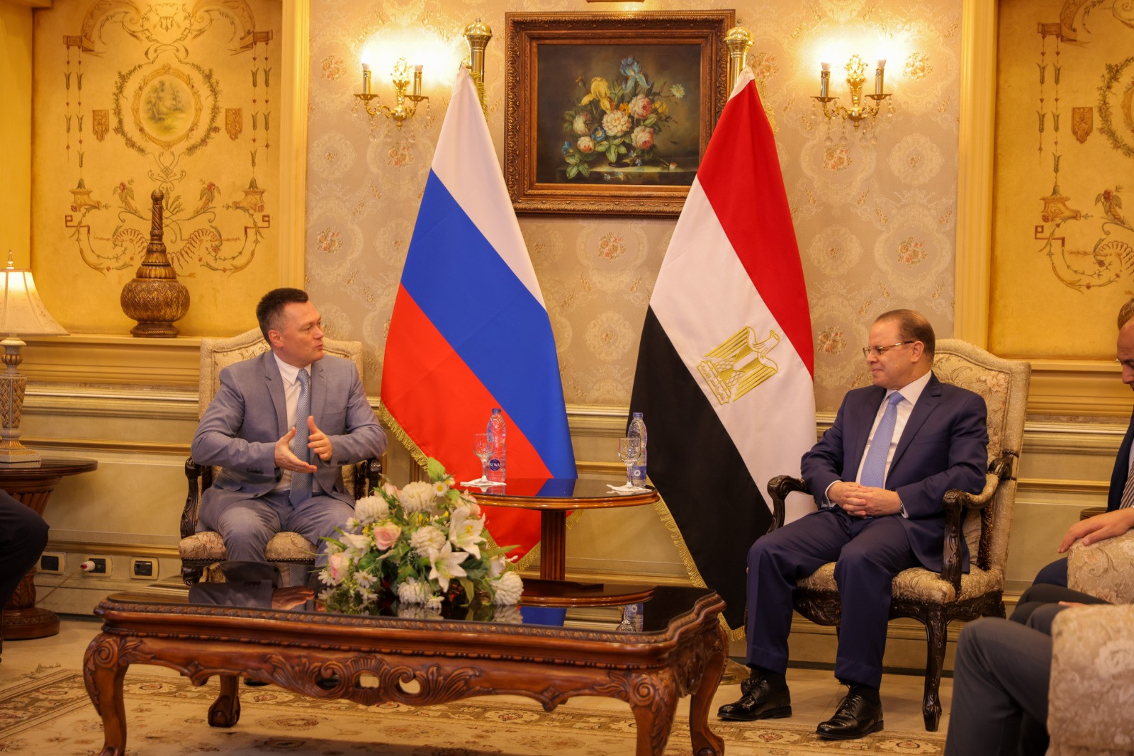 النائب العام يستقبل نظيره لدولة روسيا الاتحادية