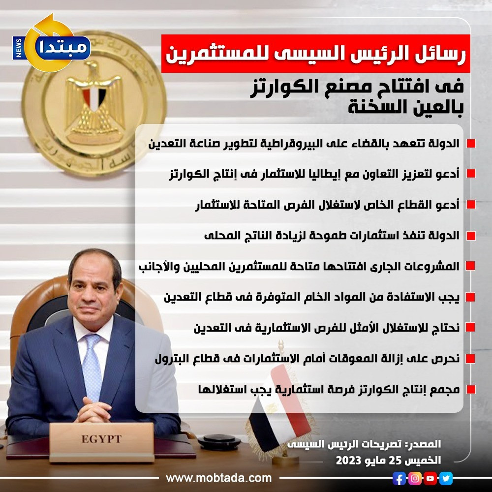 رسائل الرئيس السيسي