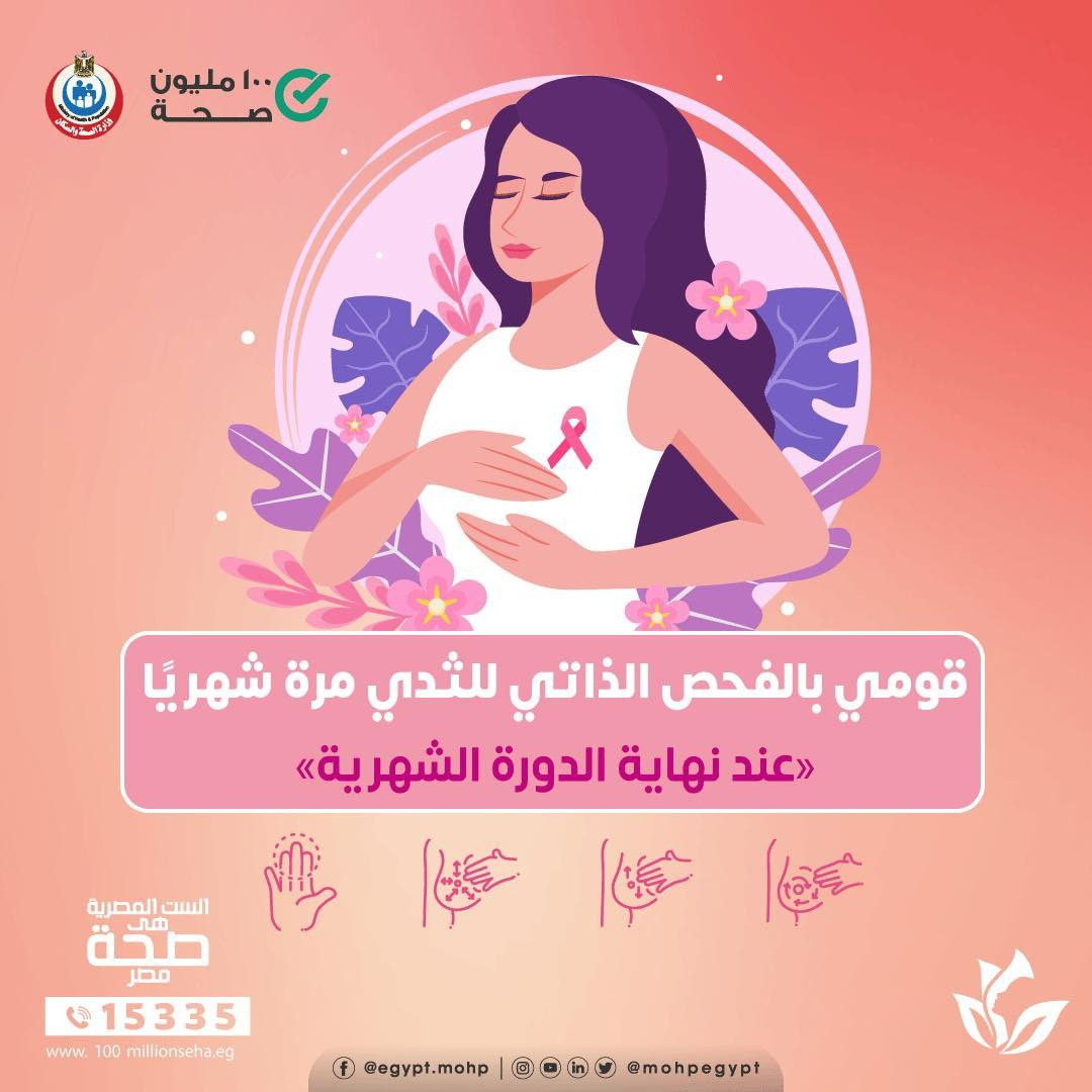 الوقت الأنسب لفحص الثدى