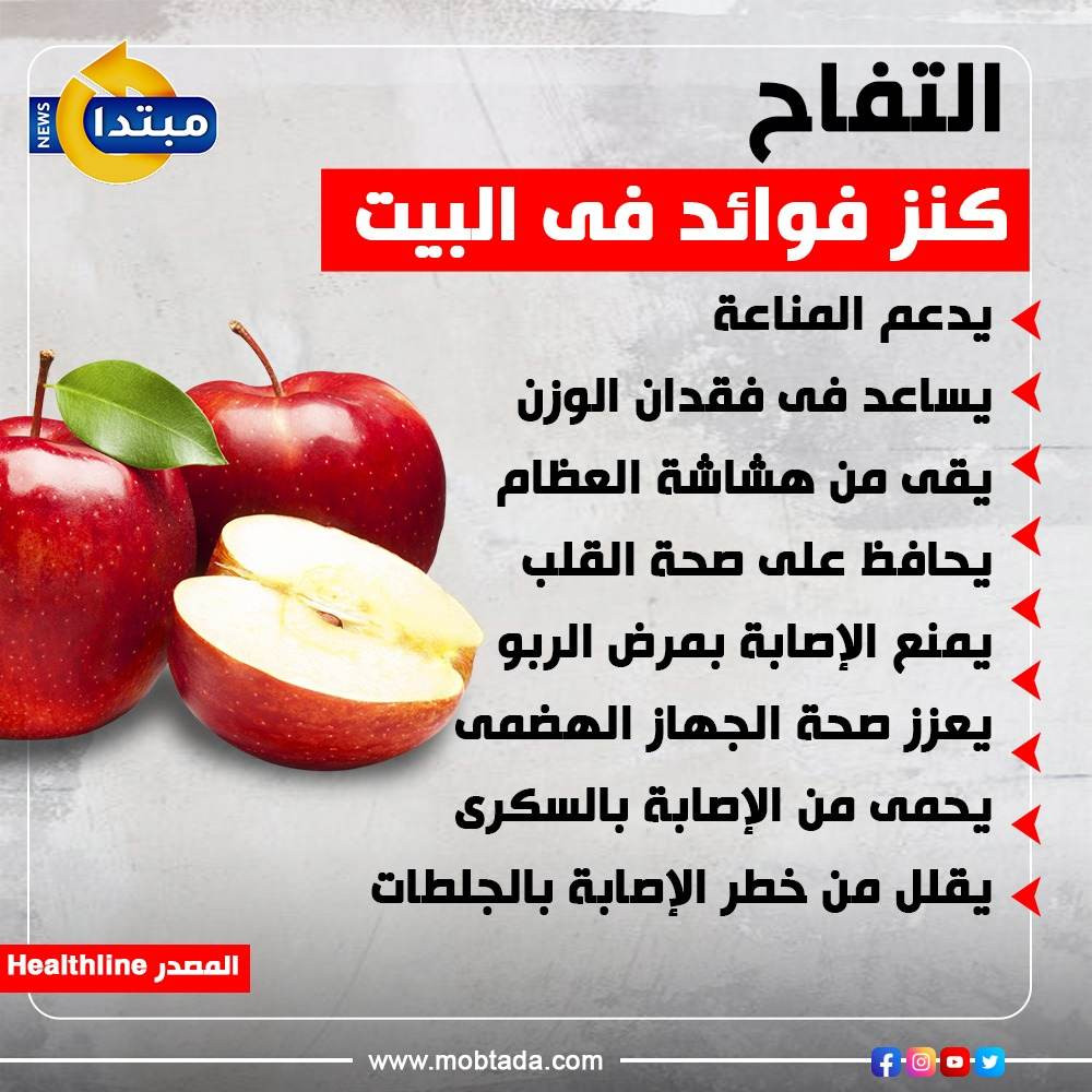 فائدة التفاح
