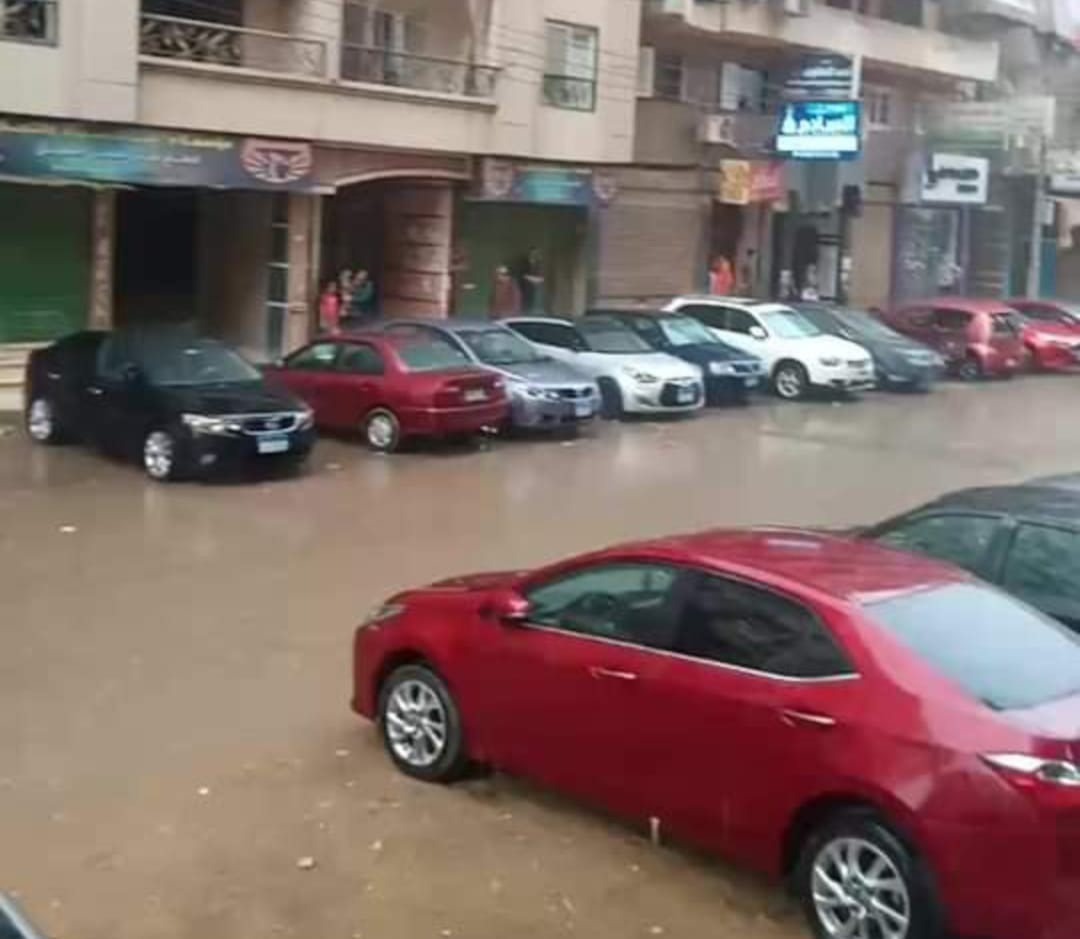 سقوط أمطار مفاجئة بالدقهلية