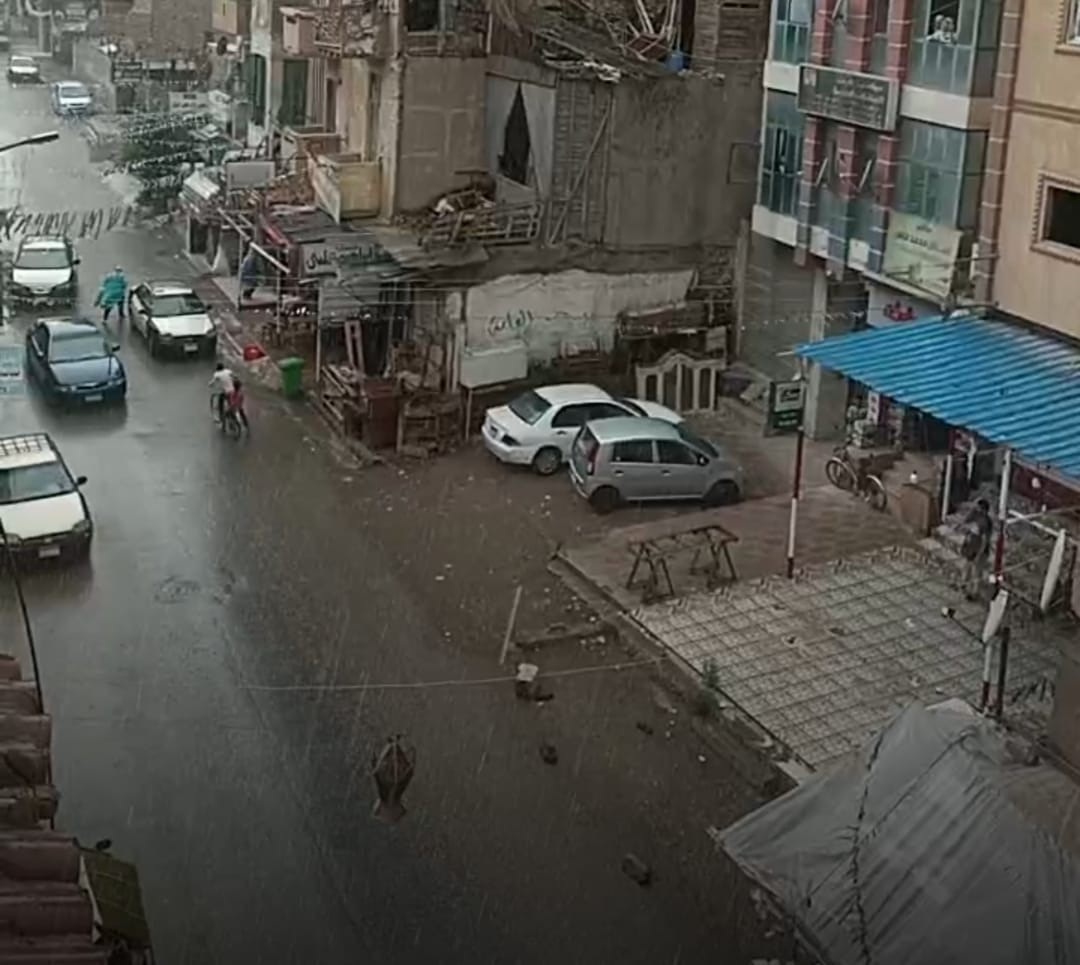 سقوط أمطار مفاجئة بالدقهلية