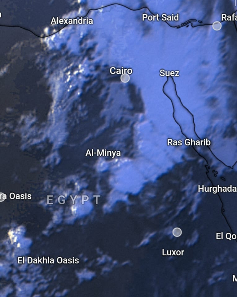 خريطة العاصفة الترابية