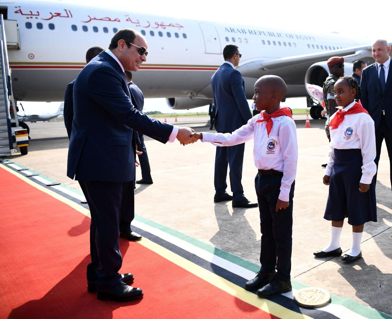 السيسي والرئيس الموزمبيقى