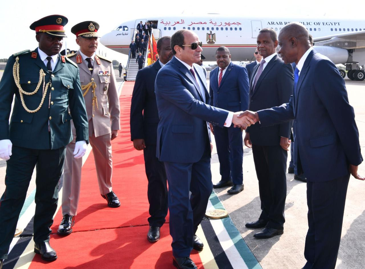 السيسي والرئيس الموزمبيقى