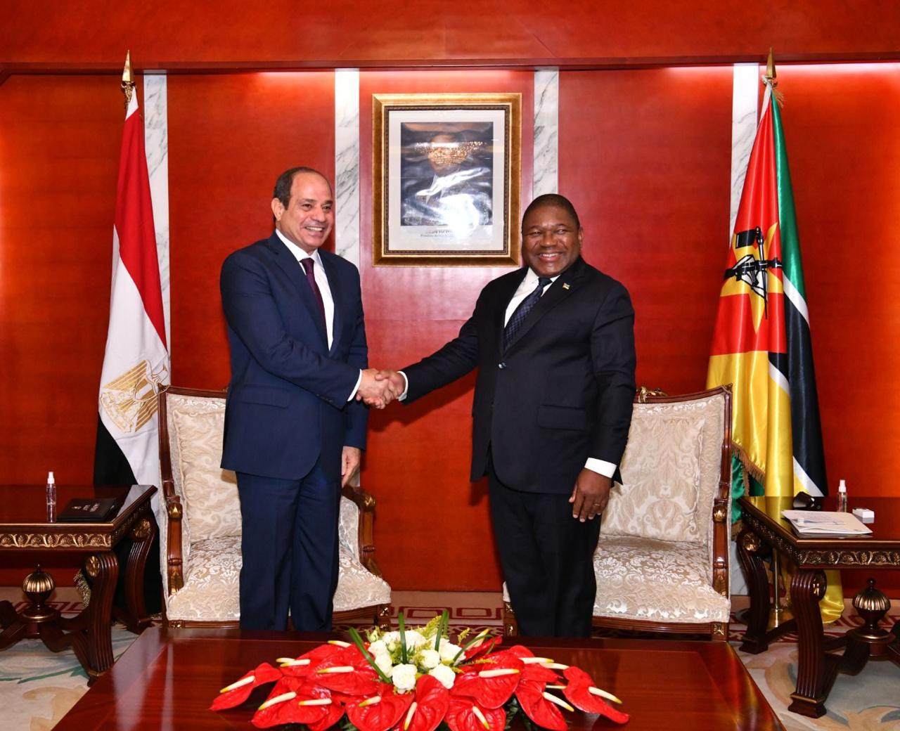 السيسي والرئيس الموزمبيقى