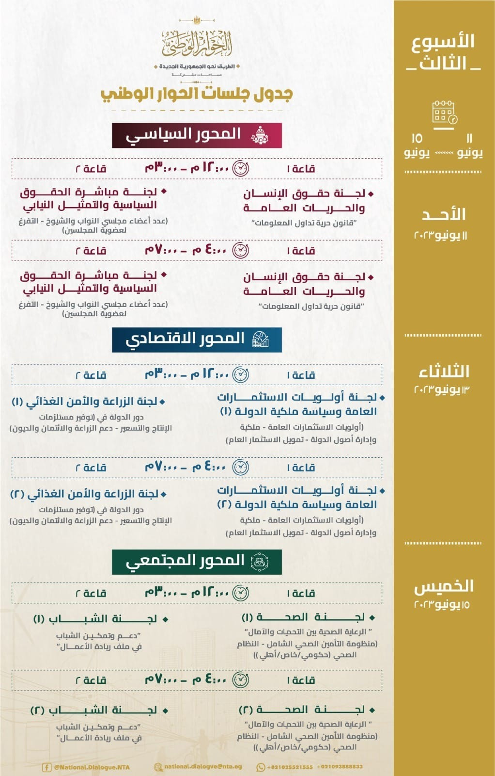 الحوار الوطنى