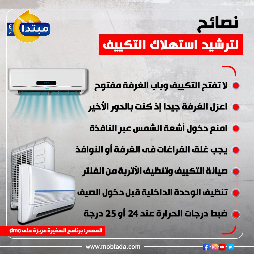 ترشيد استهلاك التكييف