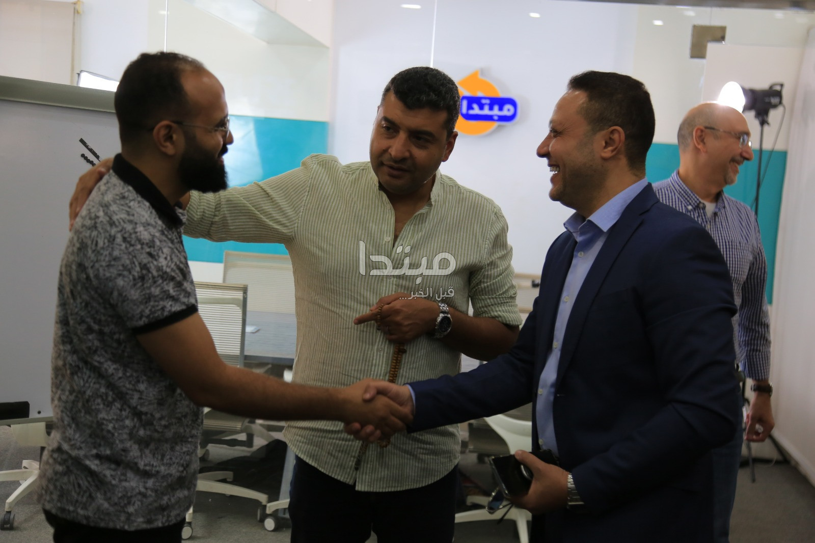 عبد الفتاح مصطفى يزور موقع مبتدا