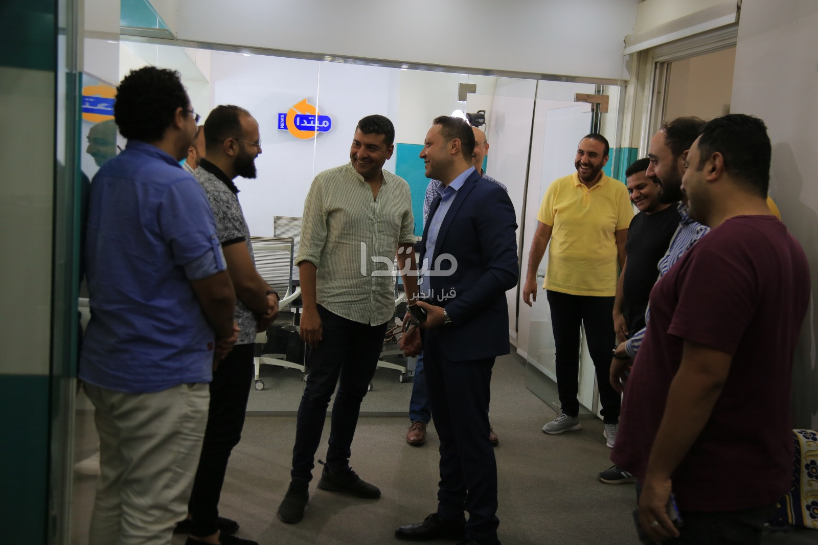 عبد الفتاح مصطفى يزور موقع مبتدا