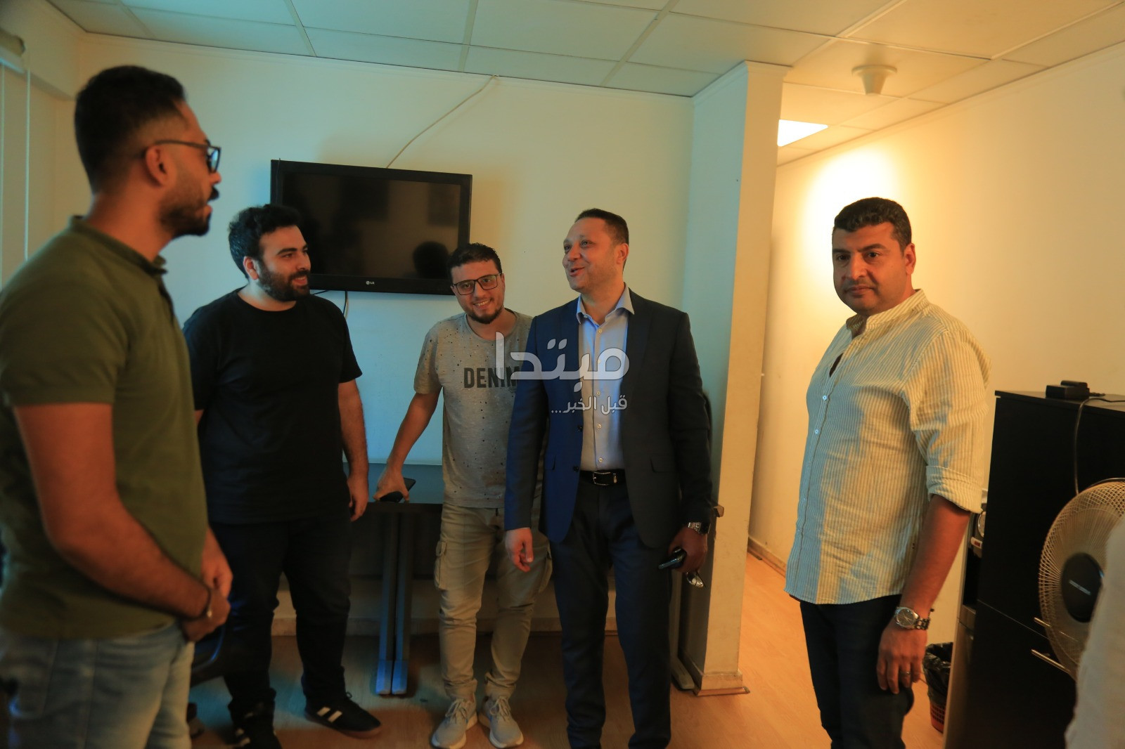عبد الفتاح مصطفى يزور موقع مبتدا