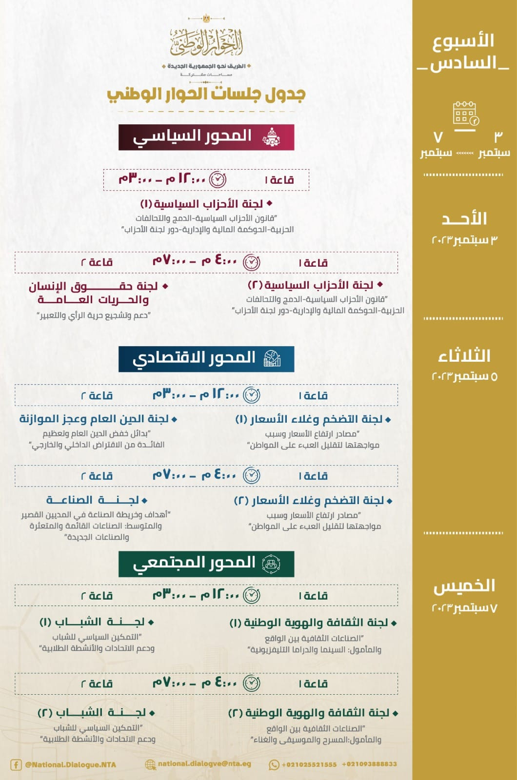 الحوار الوطنى