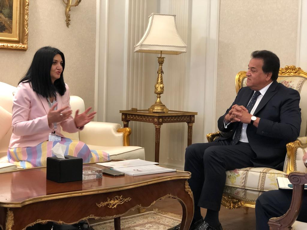 عبدالغفار ونائبة وزير صحة أرمينيا