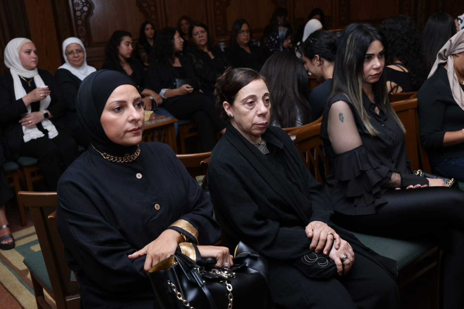 عزاء والدة تامر أمين