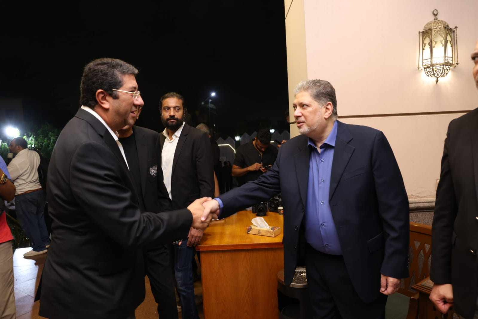 عزاء والدة تامر أمين