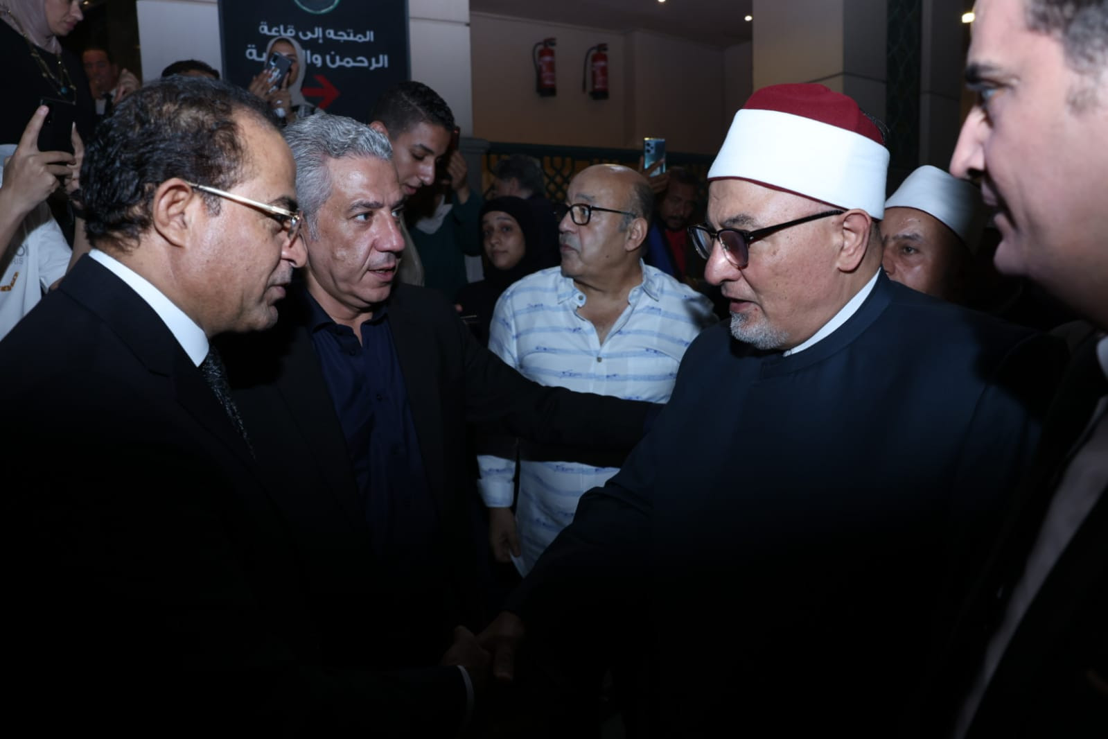 عزاء والدة تامر أمين