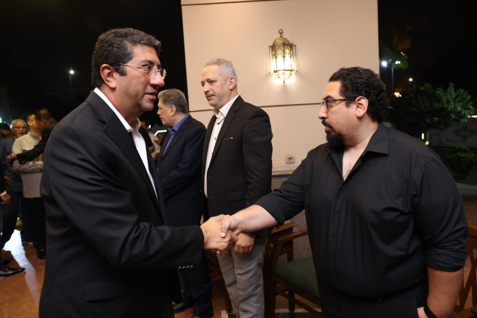 عزاء والدة تامر أمين