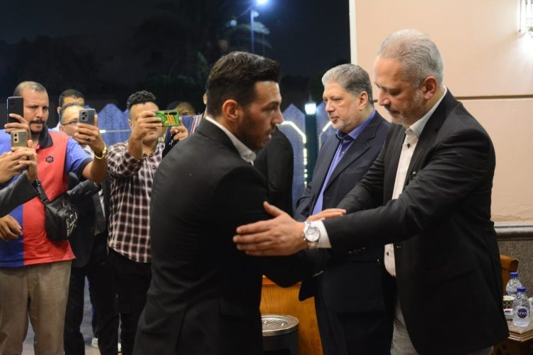 عزاء والدة تامر أمين