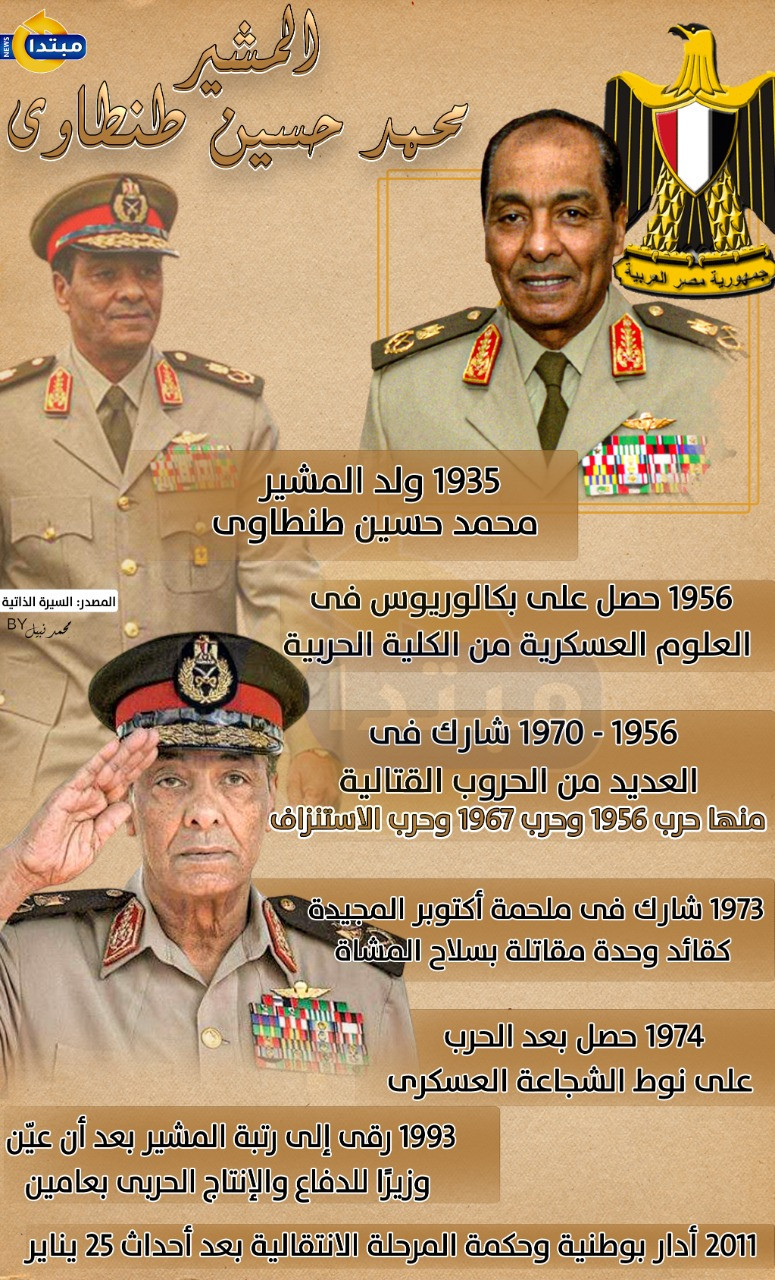 إنفوجراف المشير طنطاوي