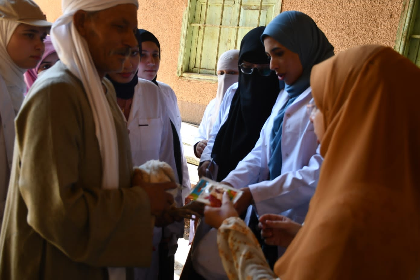 قافلة جامعة سوهاج البيطرية