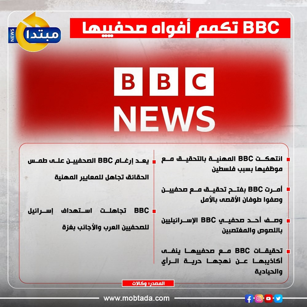 BBC تكمم أفواه صحفييها