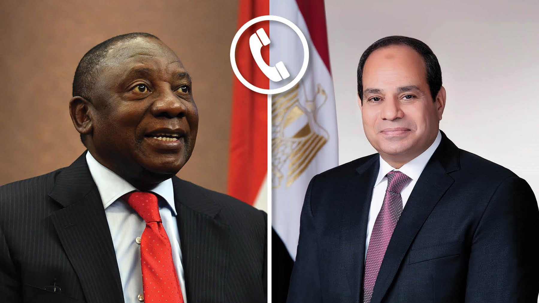 السيسي ورئيس جنوب إفريقيا
