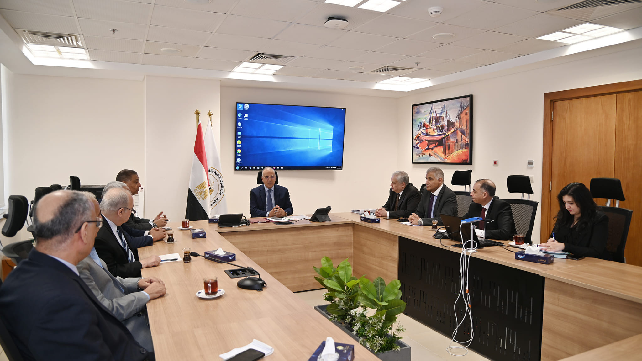 وزير الرى