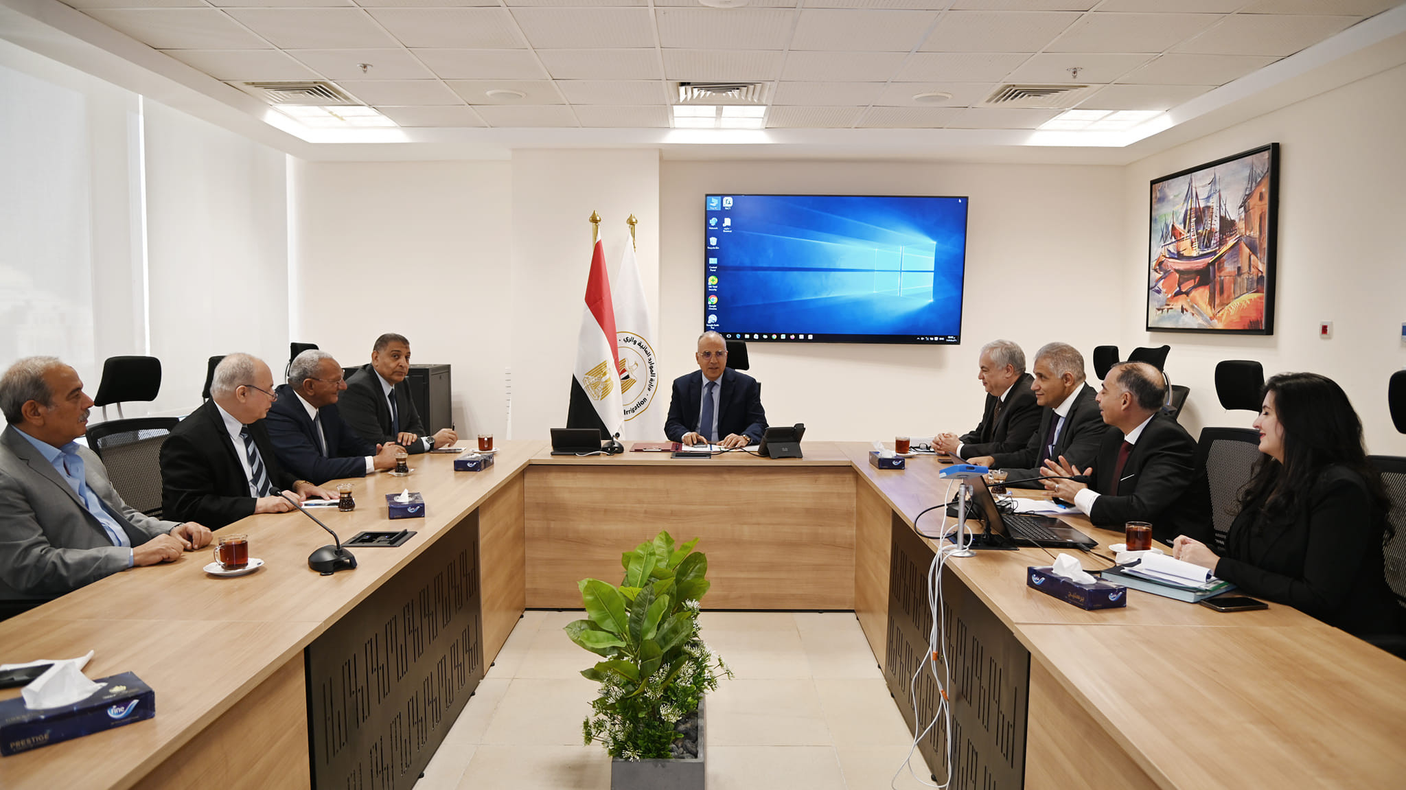 وزير الرى
