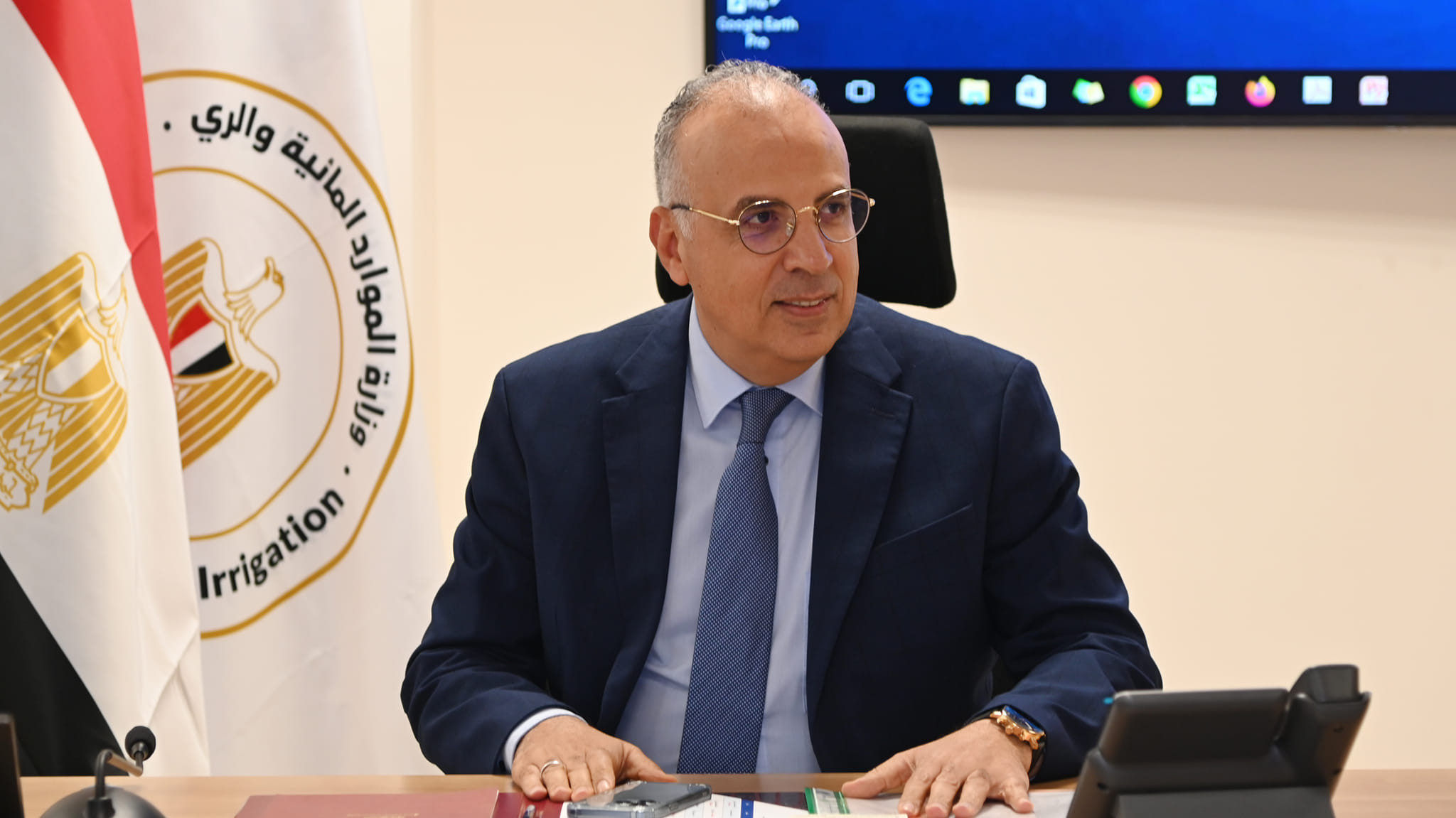وزير الرى