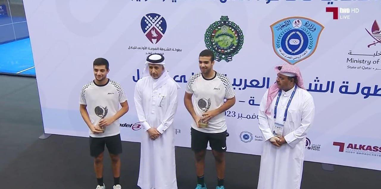 البعثة الرياضية للبادل بوزارة الداخلية تفوز ببطولة الشرطة العربية