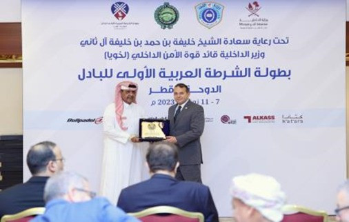 البعثة الرياضية للبادل بوزارة الداخلية تفوز ببطولة الشرطة العربية
