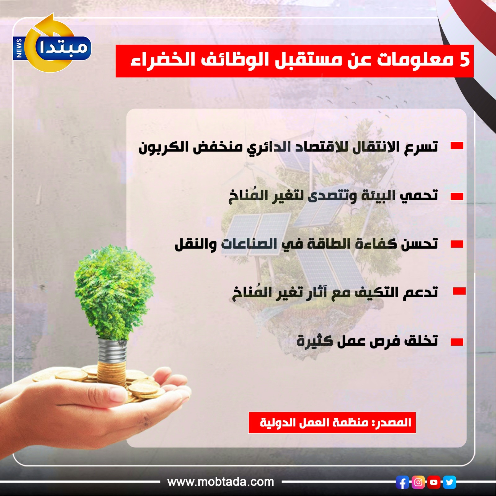 إنفو الوظائف الخضراء