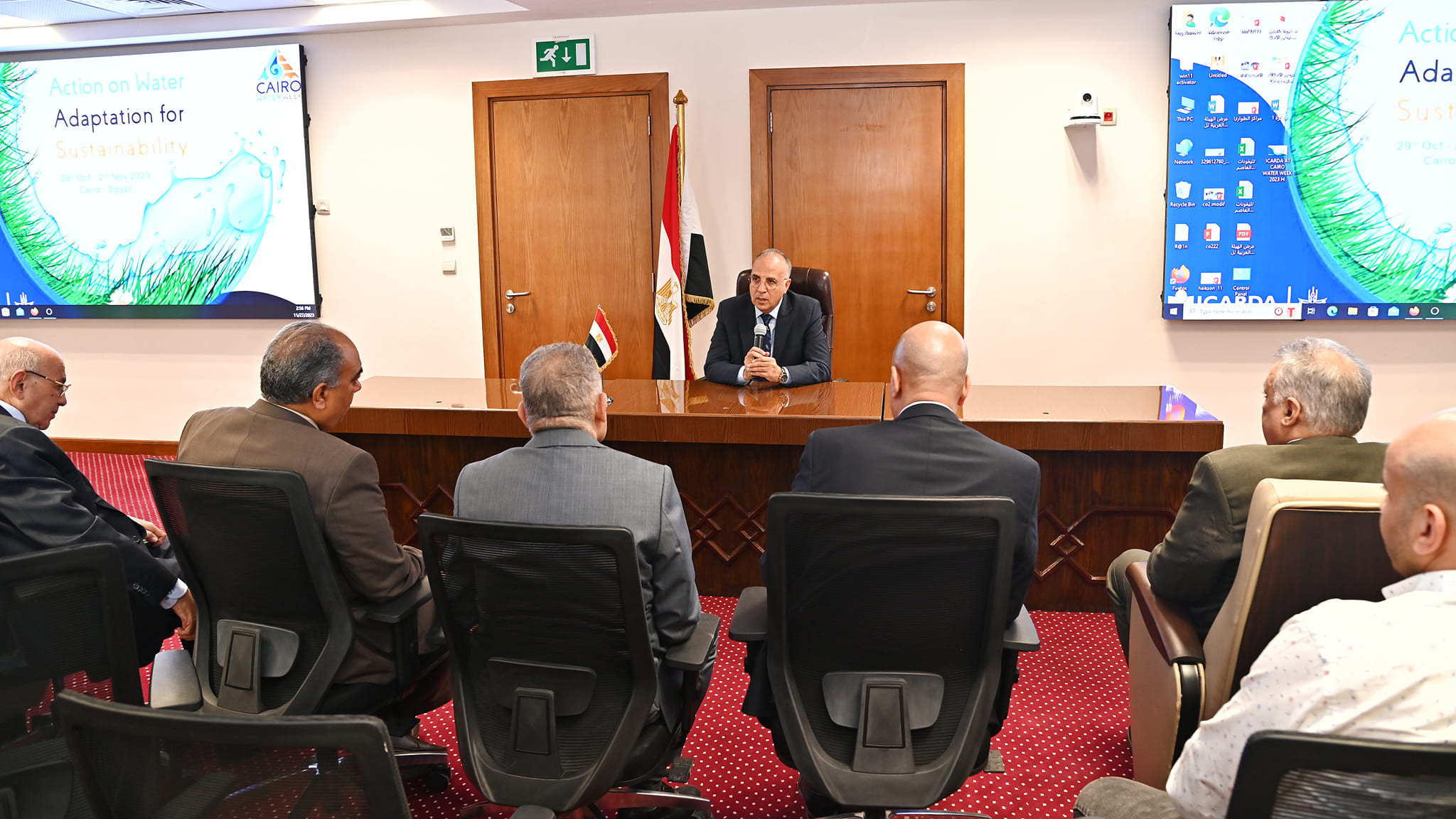 وزير الرى