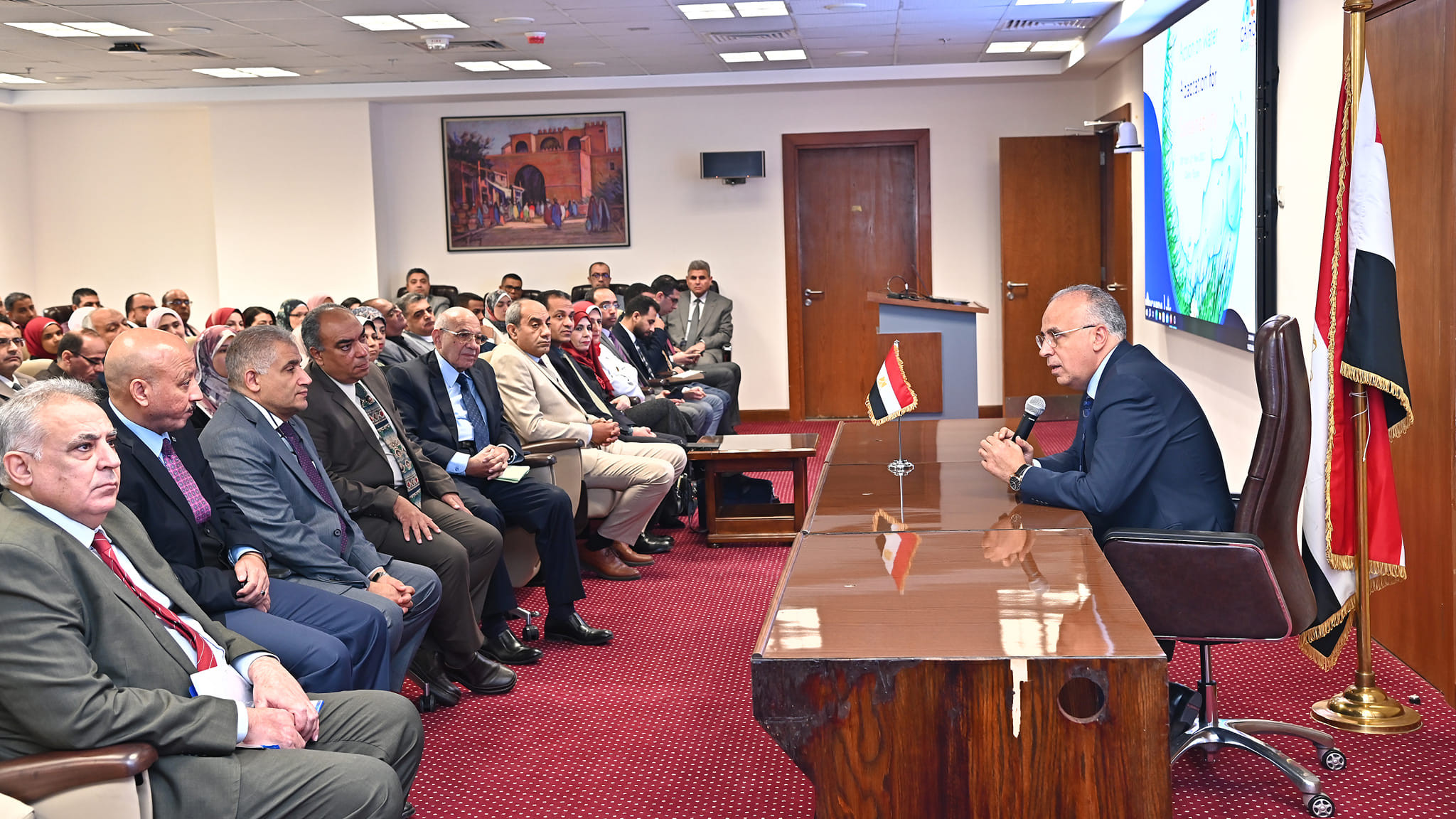وزير الرى