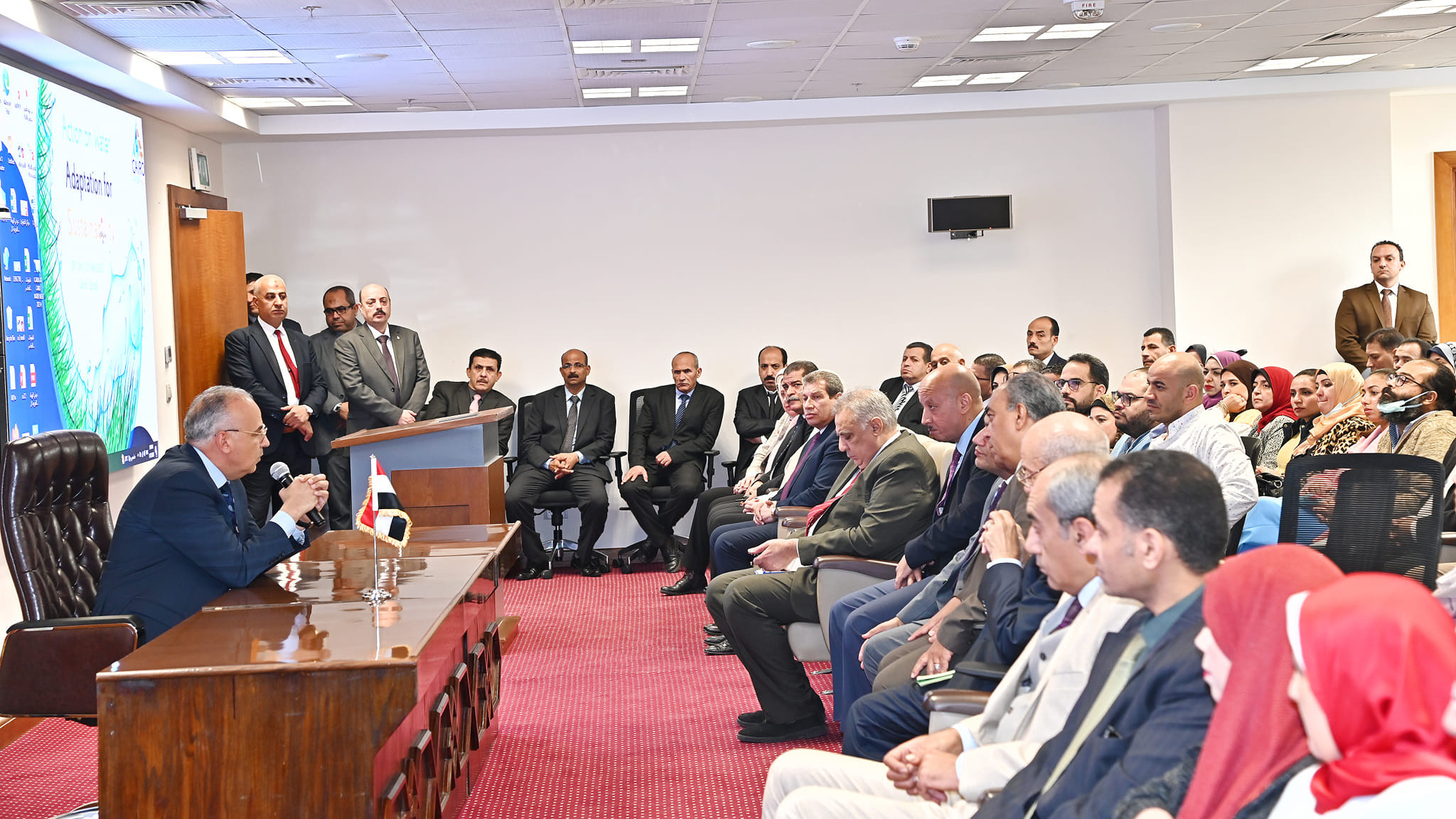 وزير الرى