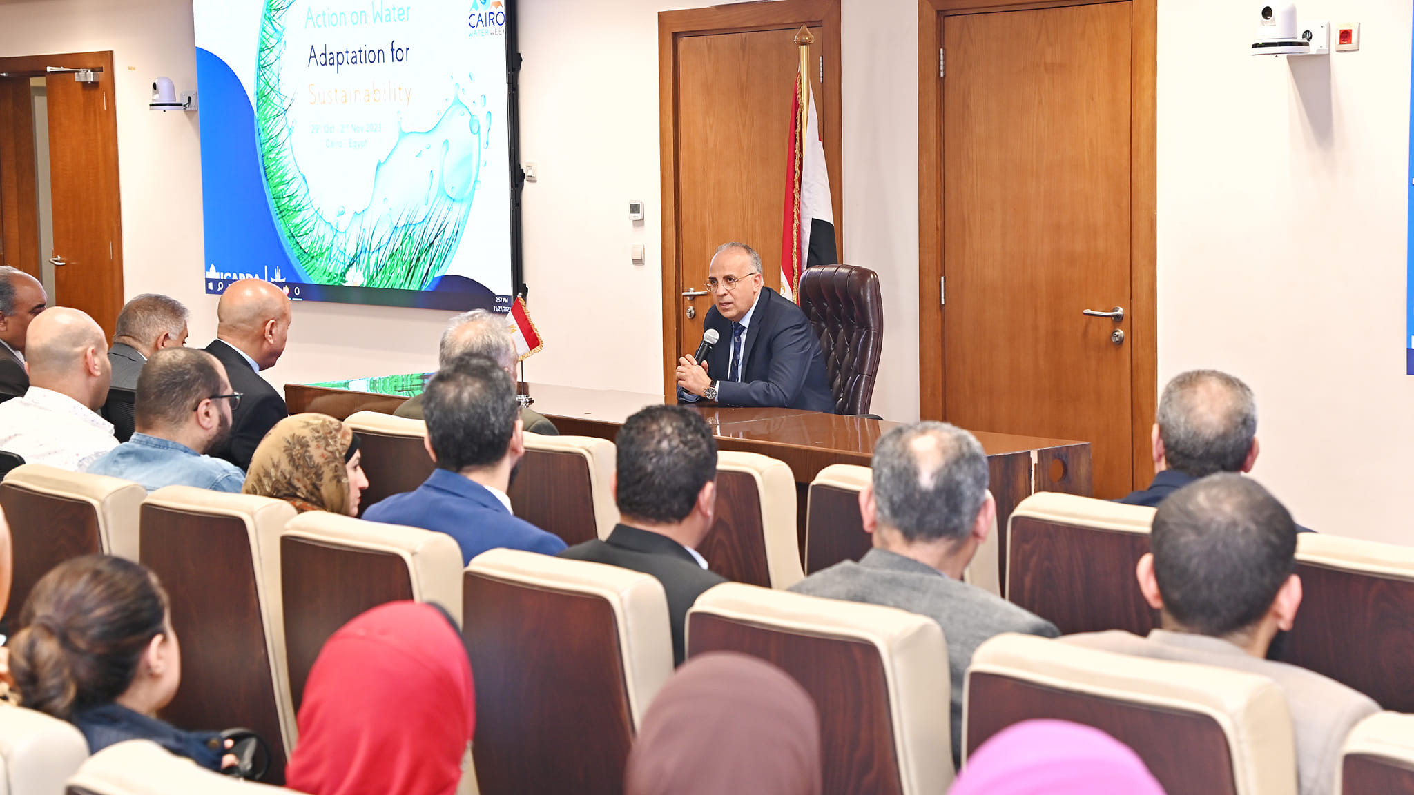 وزير الرى