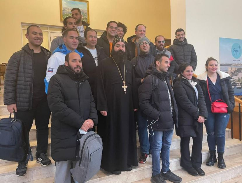جانب من مشاركة الجالية المصرية فى موسكو بالانتخابات الرئاسية