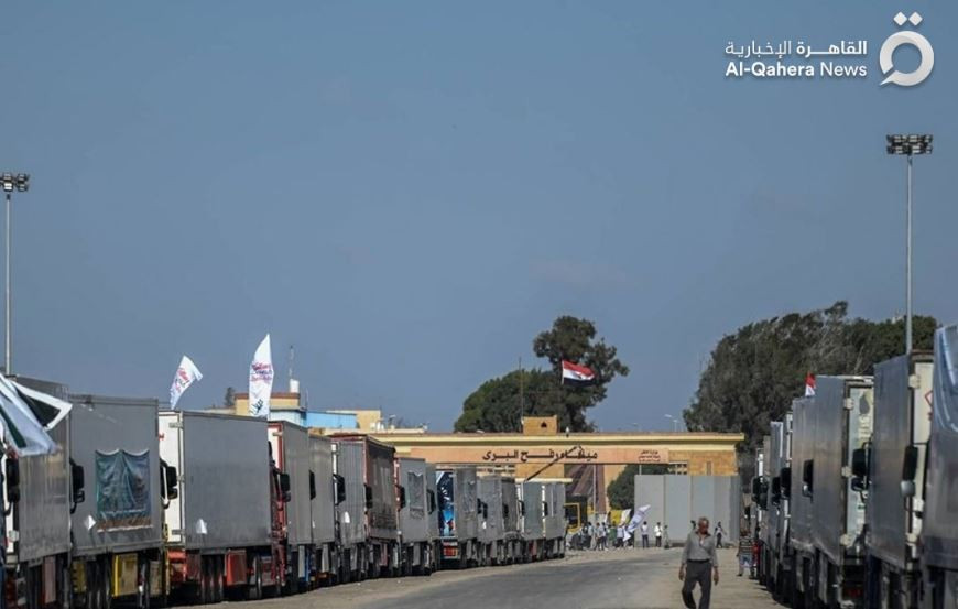 مساعدات غزة عبر معبر رفح
