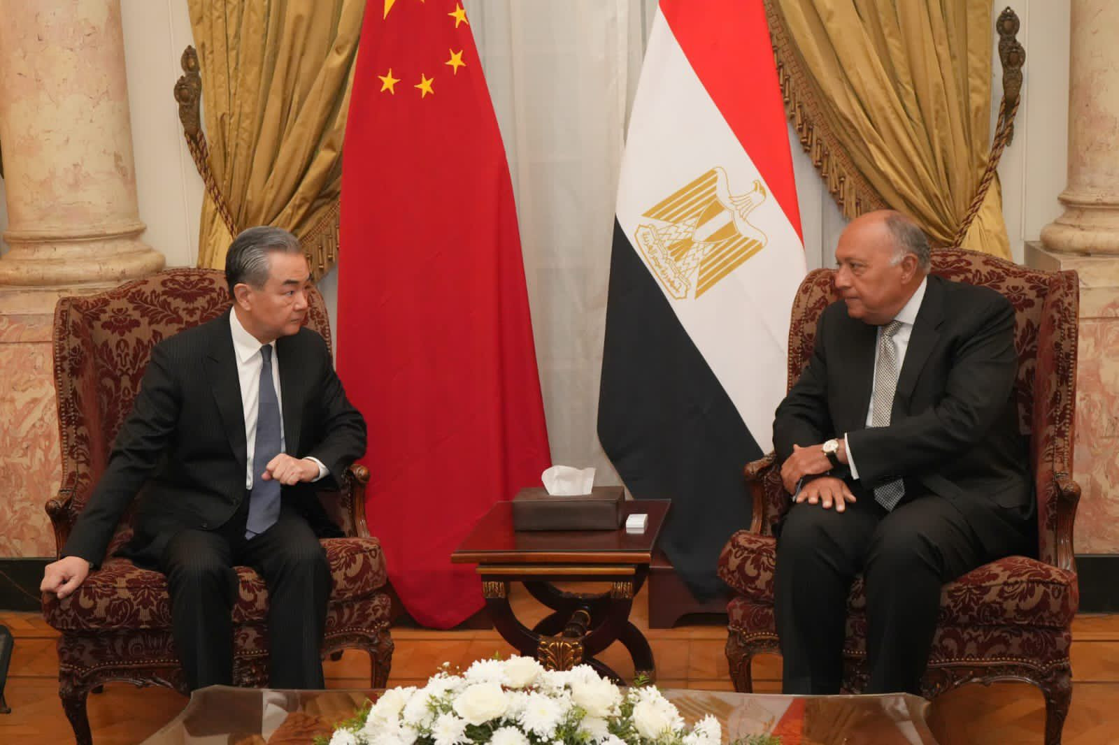 وزيرا خارجية مصر والصين وزيرا خارجية مصر والصين
