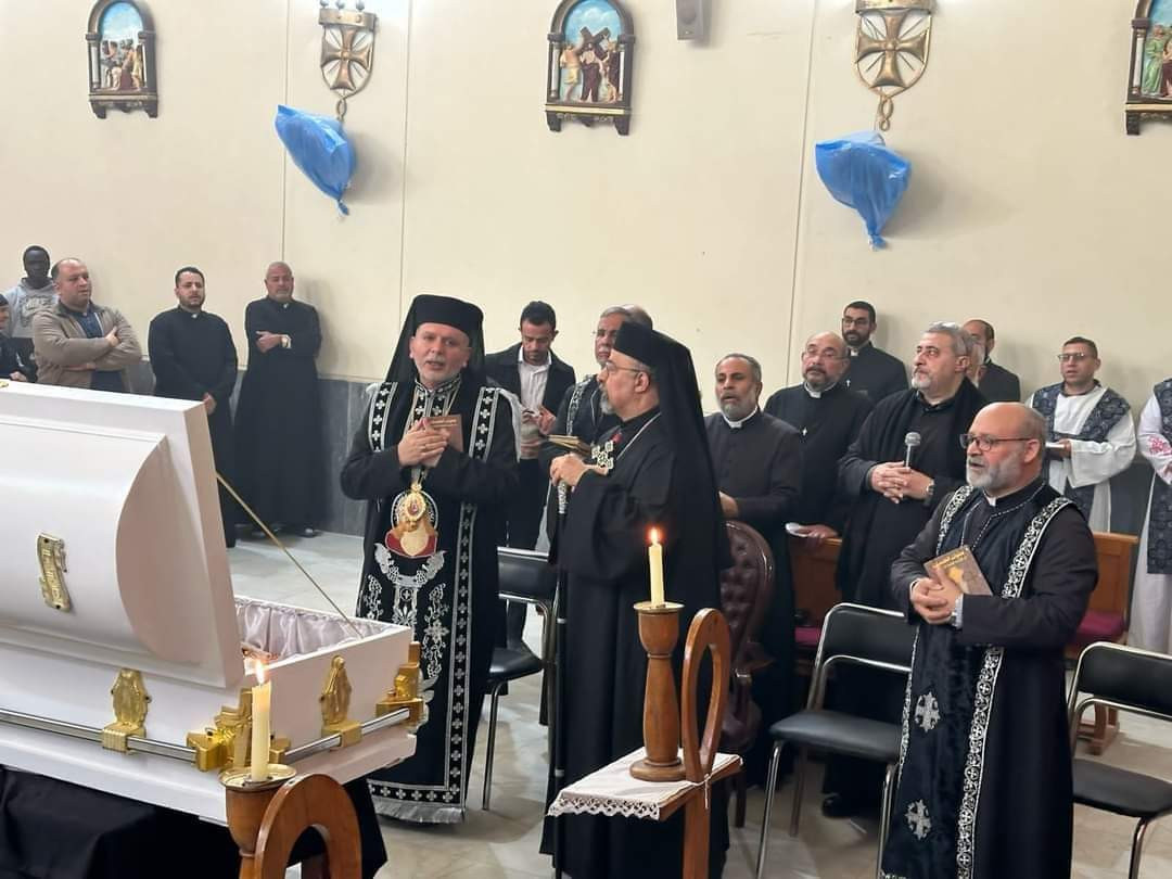 جنازة القمص سمعان فهمي