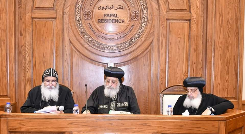 البابا خلال الاجتماع