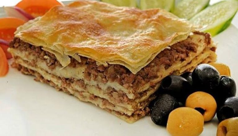الرقاق باللحمة المفرومة