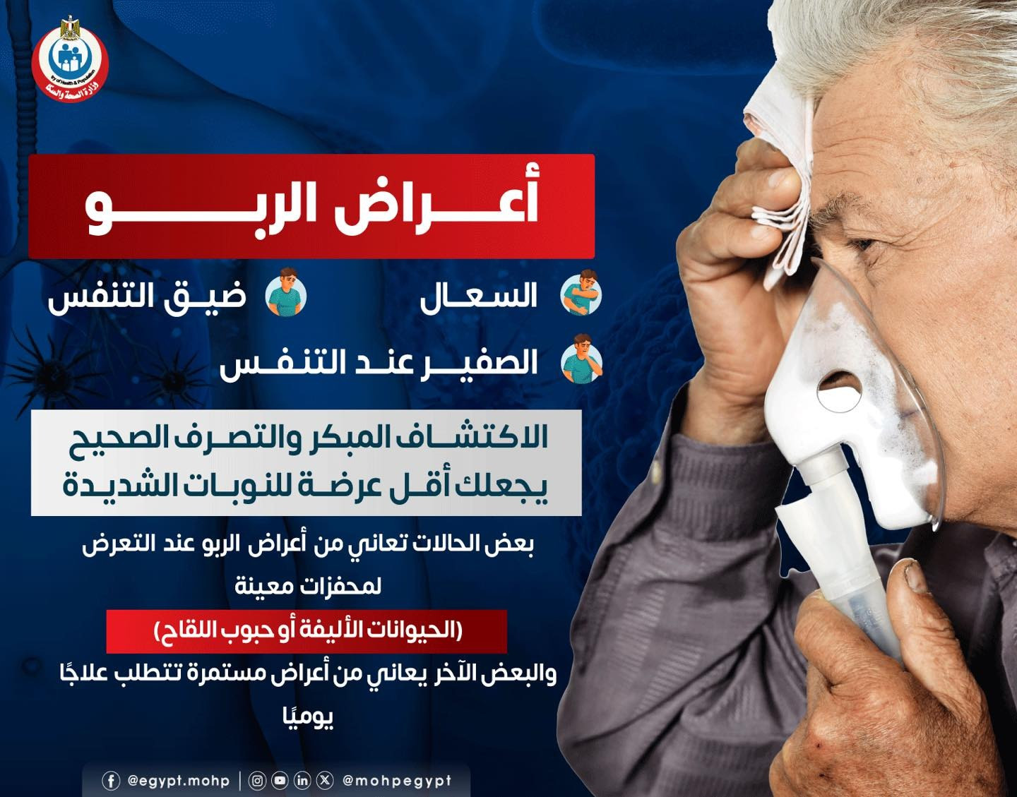 الإصابة بالربو