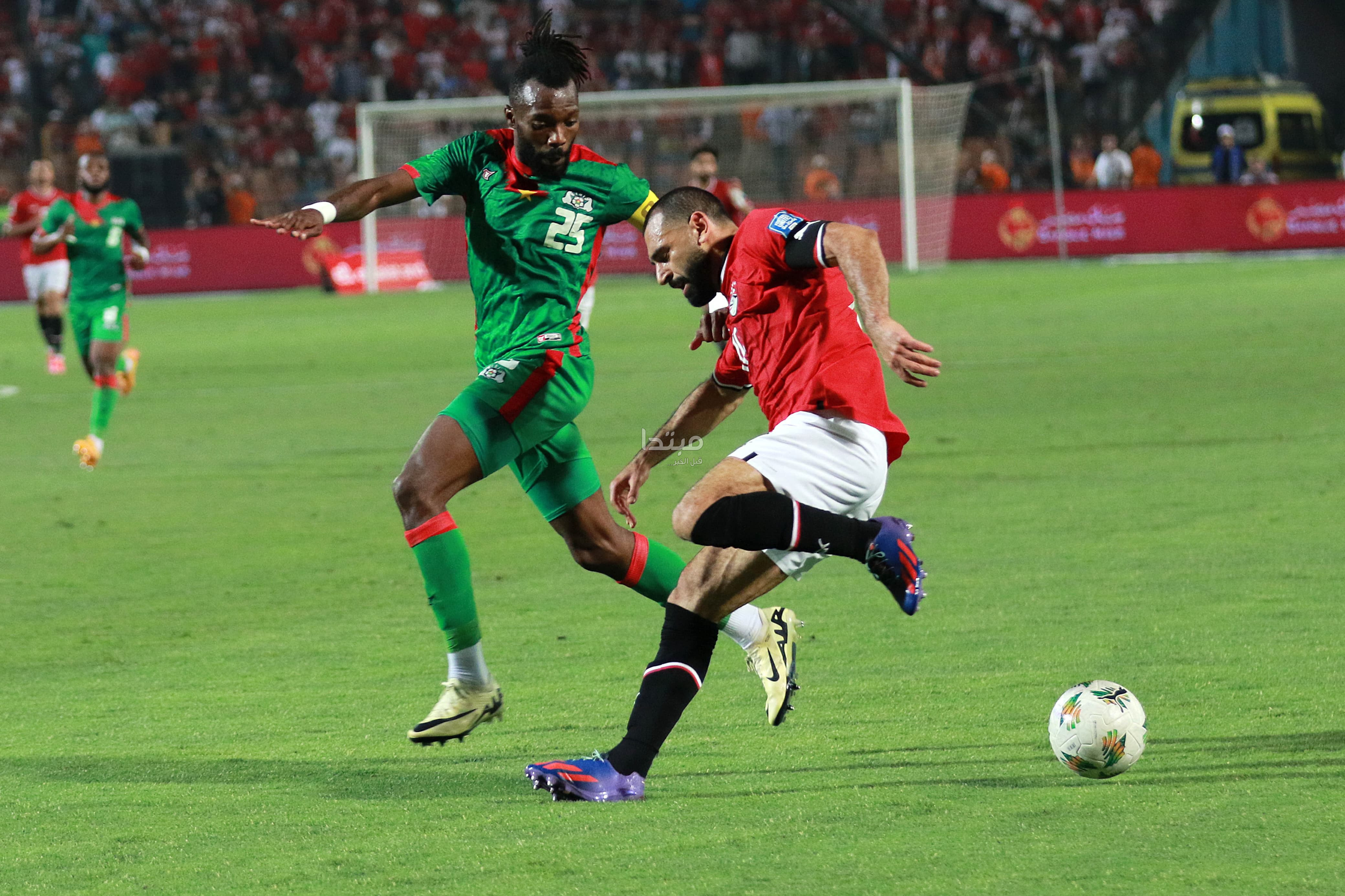 مباراة مصر ضد بوركينا فاسو