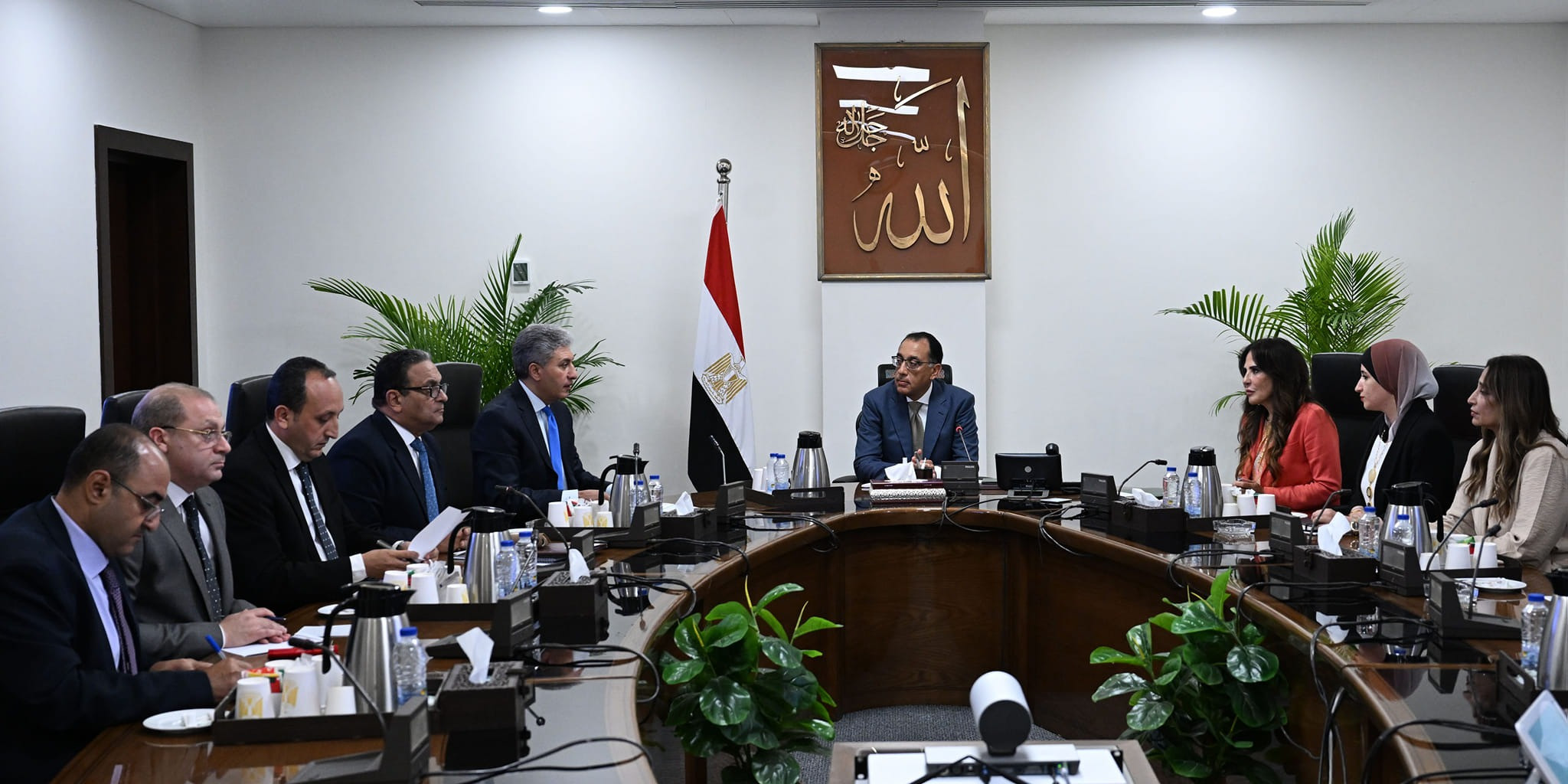 الدكتور مصطفى مدبولي ووزير الآثار الدكتور مصطفى مدبولي ووزير الآثار