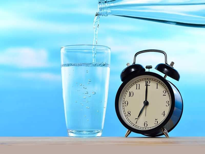 أفضل أوقات شرب الماء