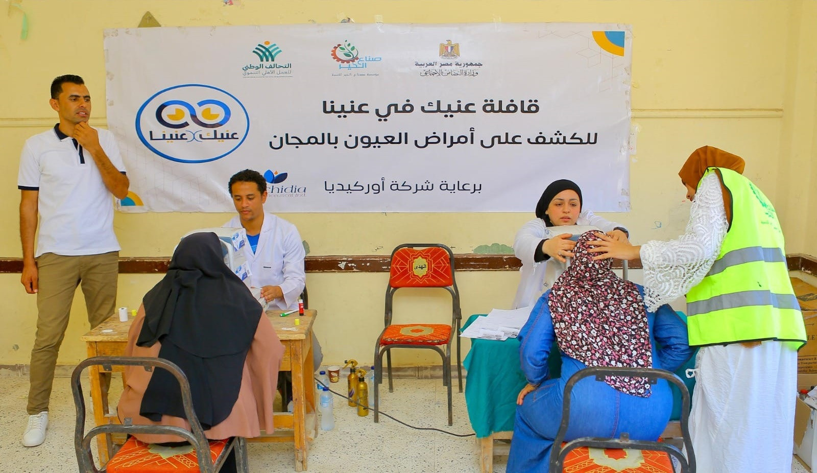 قافلة طبية في قرية الجبالي