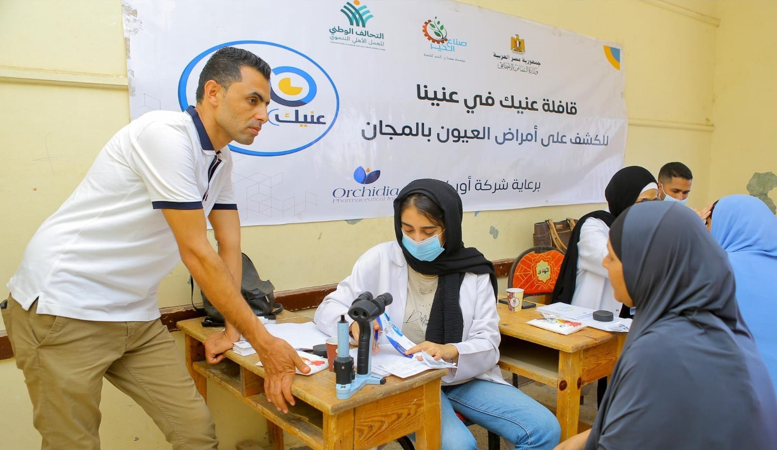 قافلة طبية في قرية الجبالي