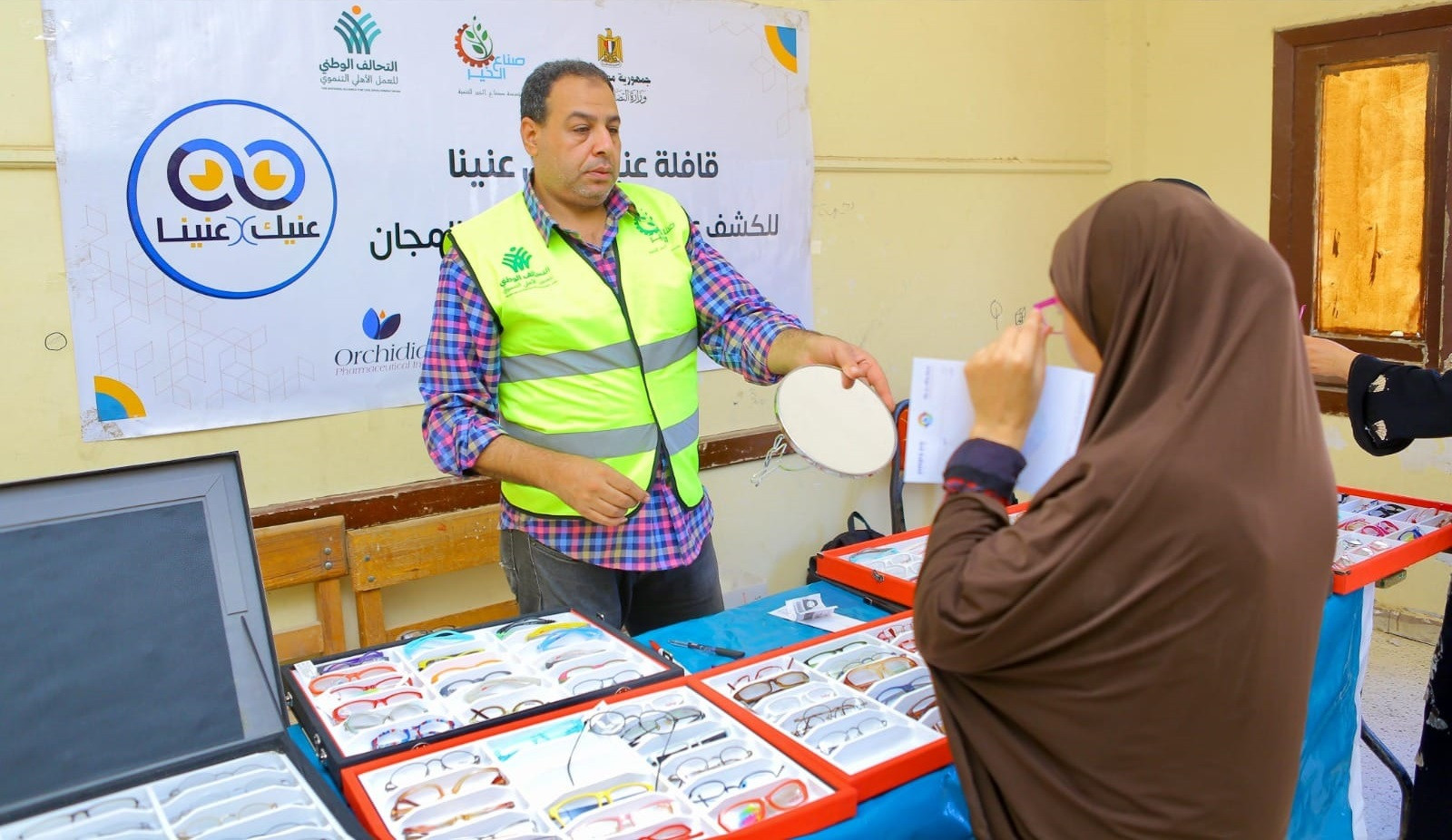 قافلة طبية في قرية الجبالي
