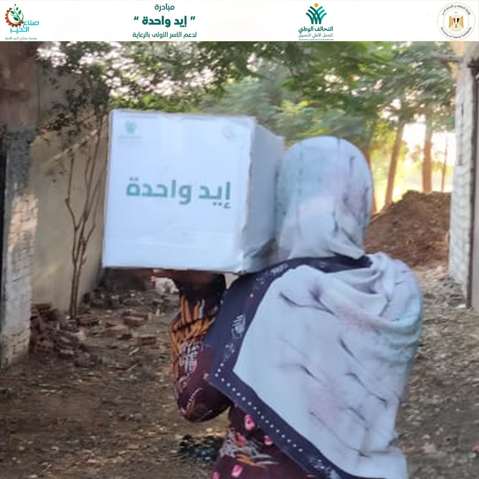 توزيع كراتين غذائية